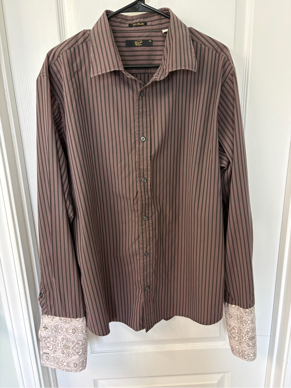 Original Penguin by Munsingwear Striped Button Down Dress Shirt Size XXL